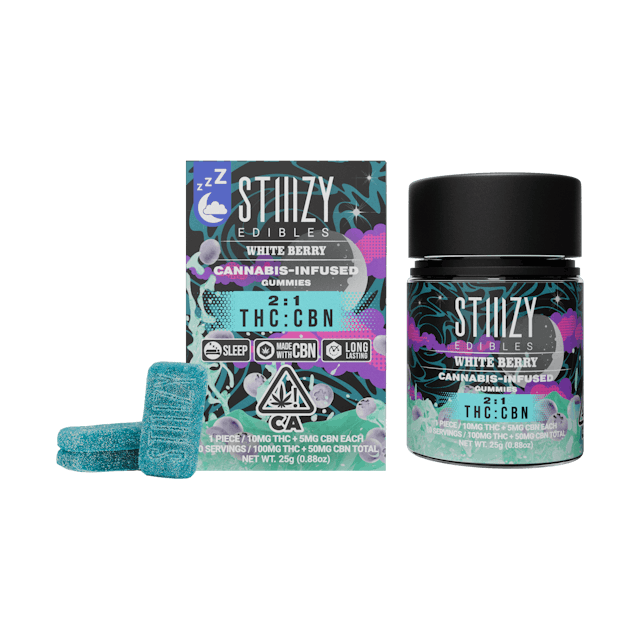 Photograph of product: White Berry CBN 2:1 | 100mg Gummies - 