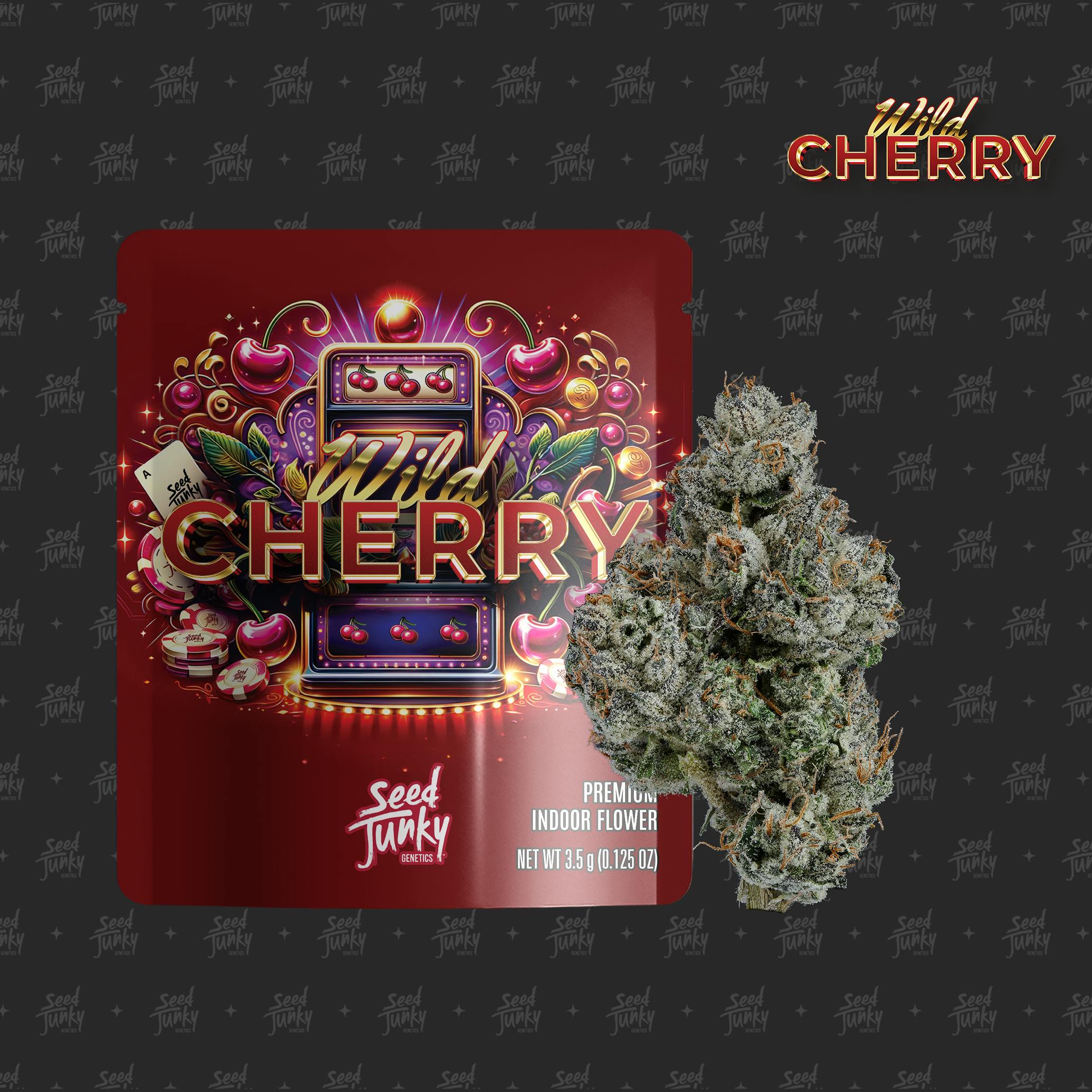 Photograph of product: AU Seed Junky: Wild Cherry Prepackaged 3.5G