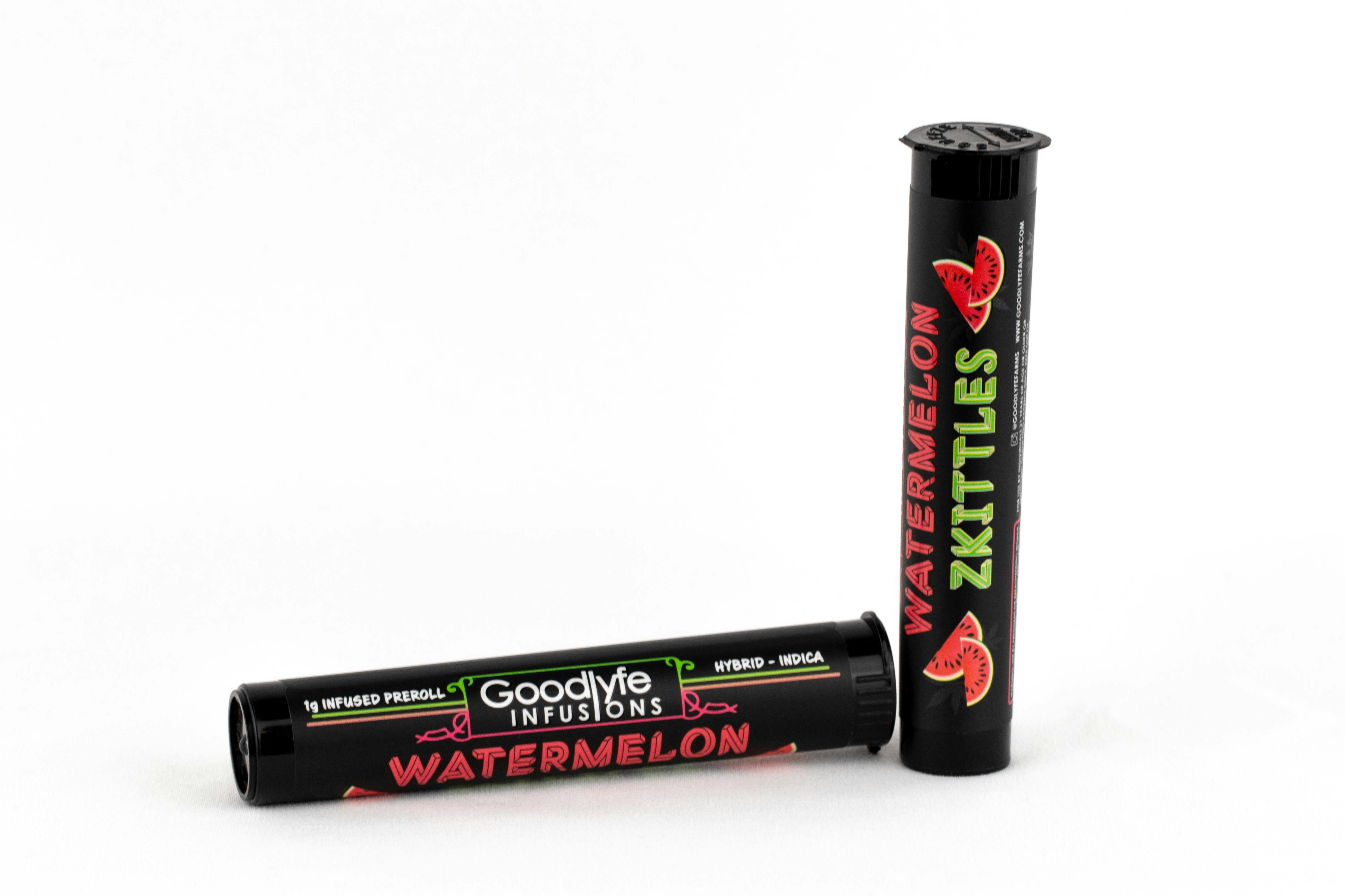 Photograph of product: GoodLyfe Infusions - Watermelon Zkittles - Infused Pre-Roll