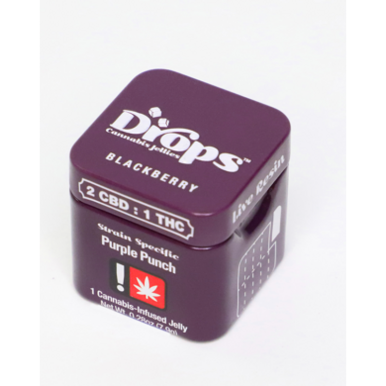 Photograph of product: Drops 100mg Single Blackberry