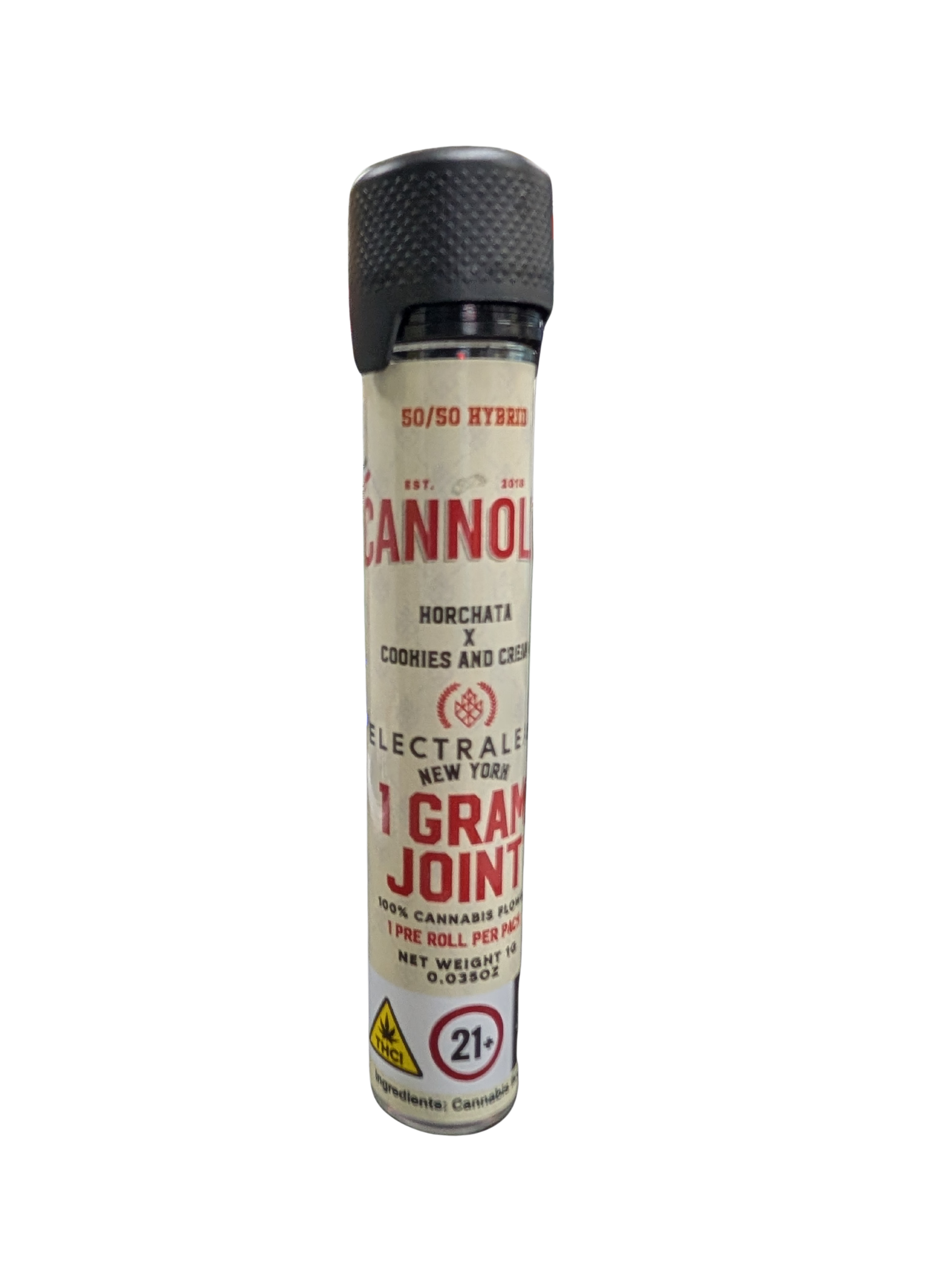 Photograph of product: Electraleaf | Cannolis | Pre-Roll | 1g