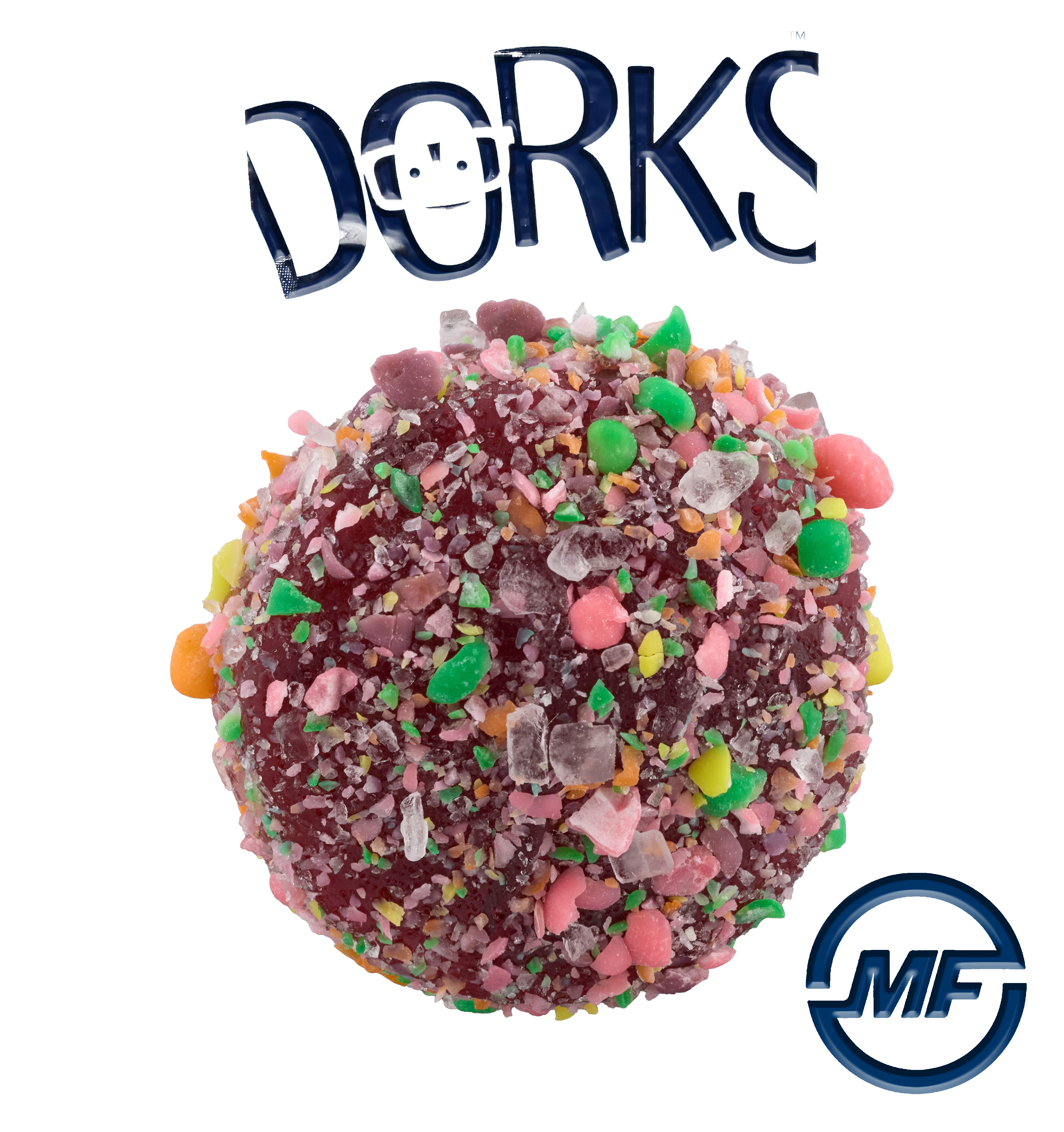 Photograph of product: Dorks | Geeky Grape | Nerd Gummies | 200mg