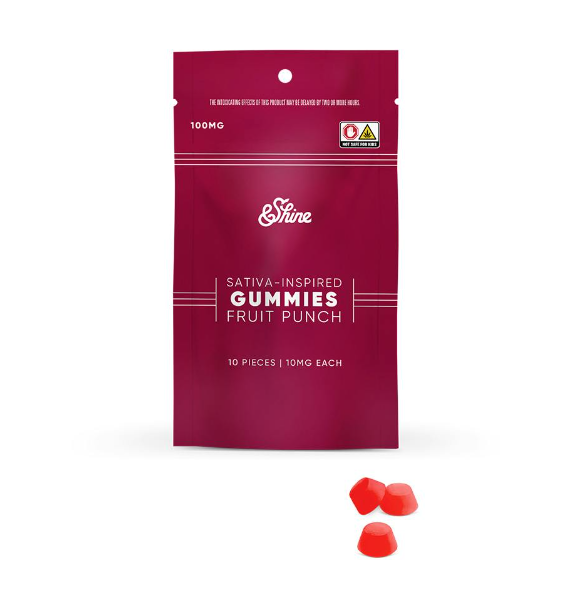 Photograph of product: &Shine Bites | Fruit Punch | 100mg (Oui'd)