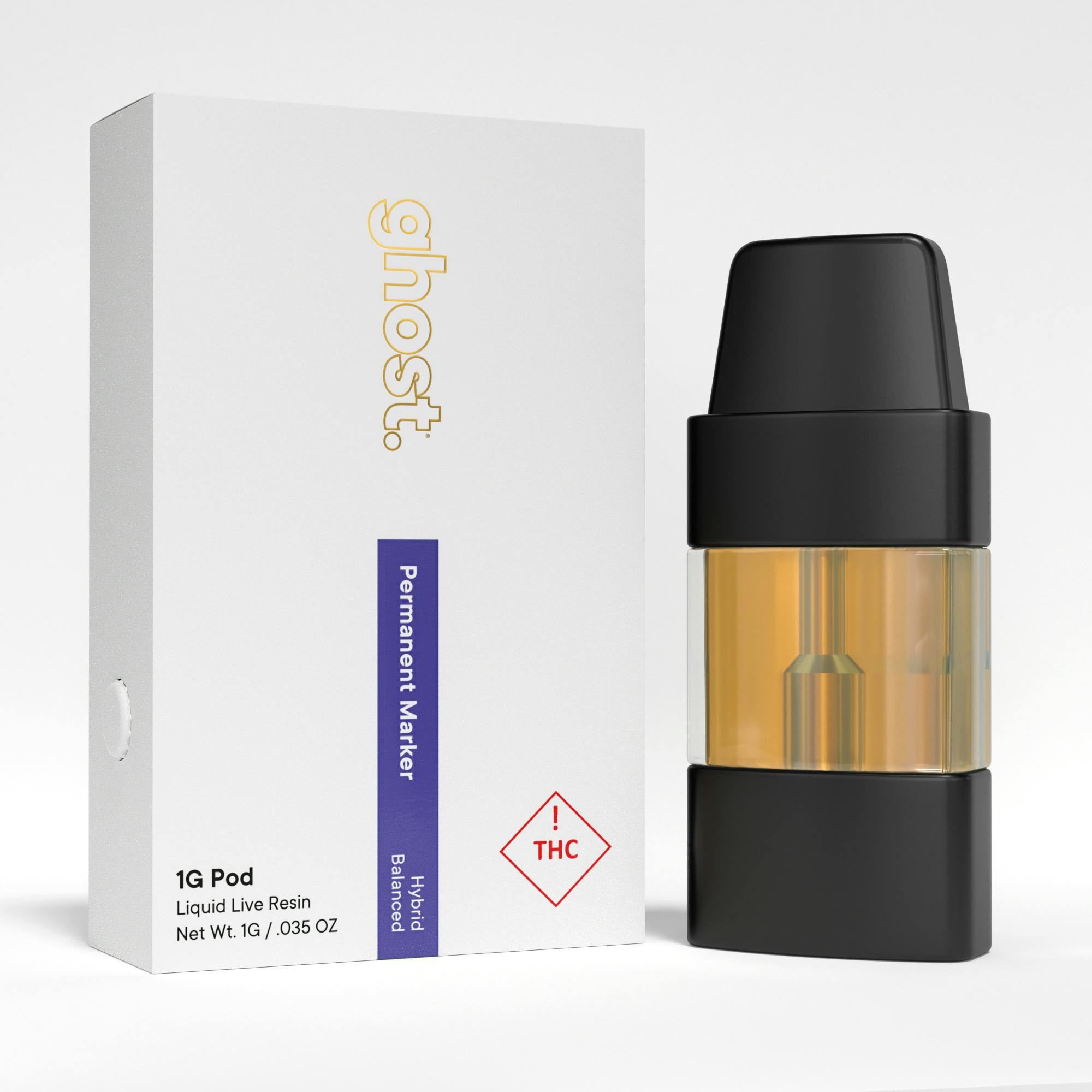 Photograph of product: Ghost | LIVE | Permanent Marker 1g Pod