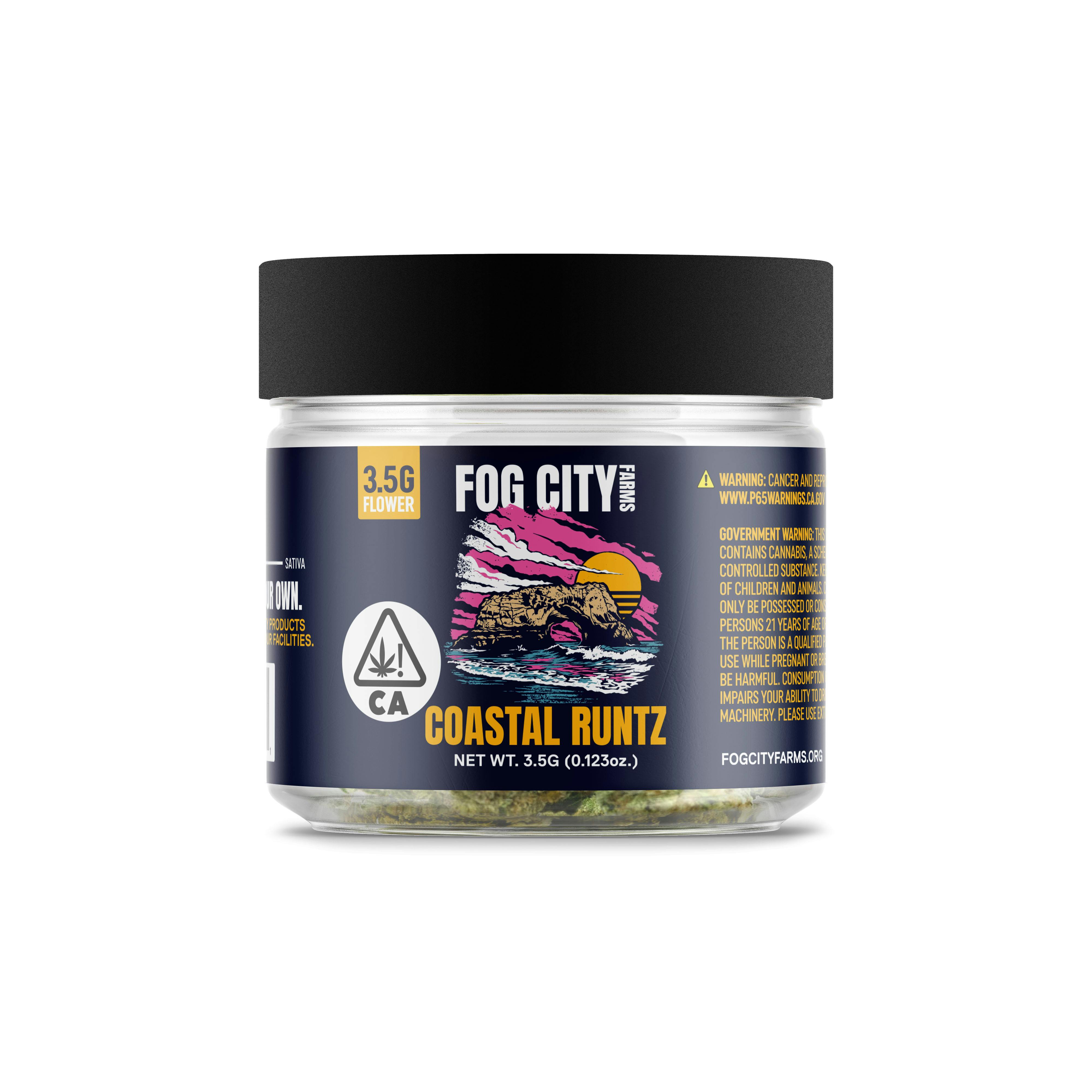 Photograph of product: Fog City Farms | Coastal Runtz - 3.5g