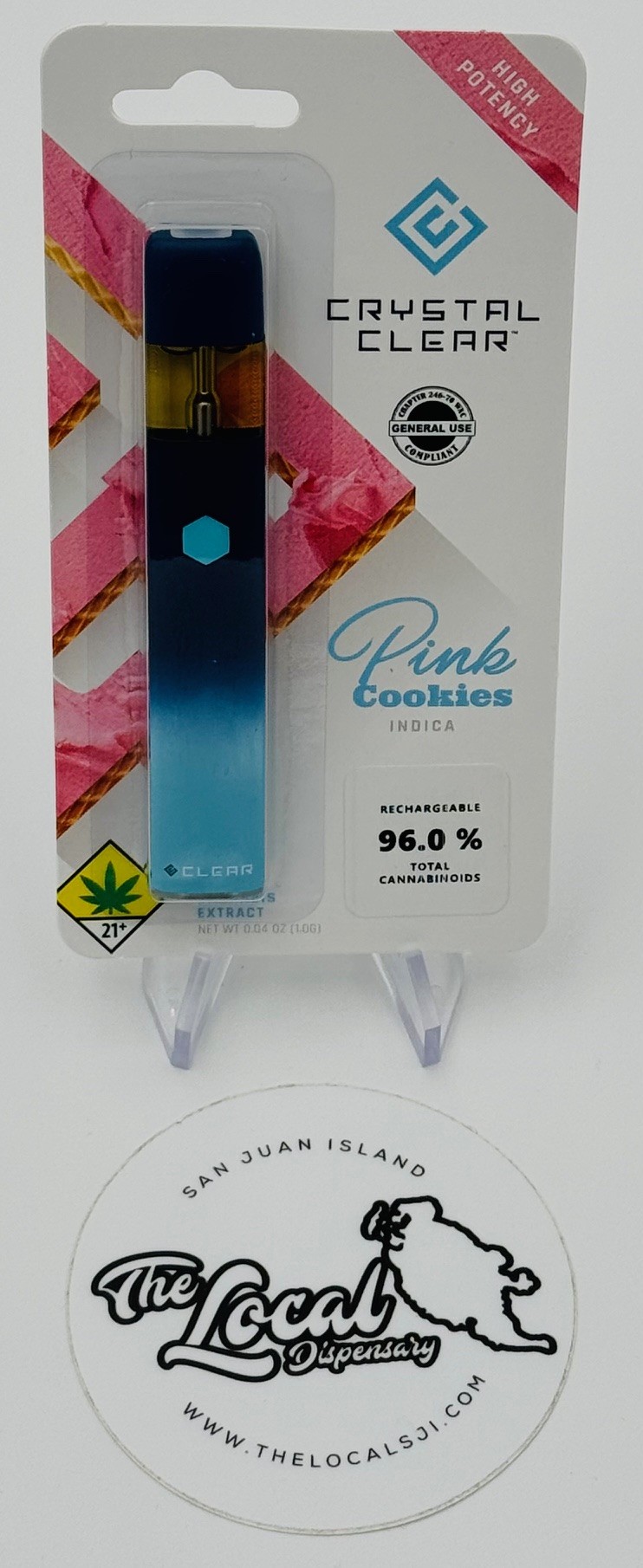 Photograph of product: Pink Cookies Disposable Cartridge