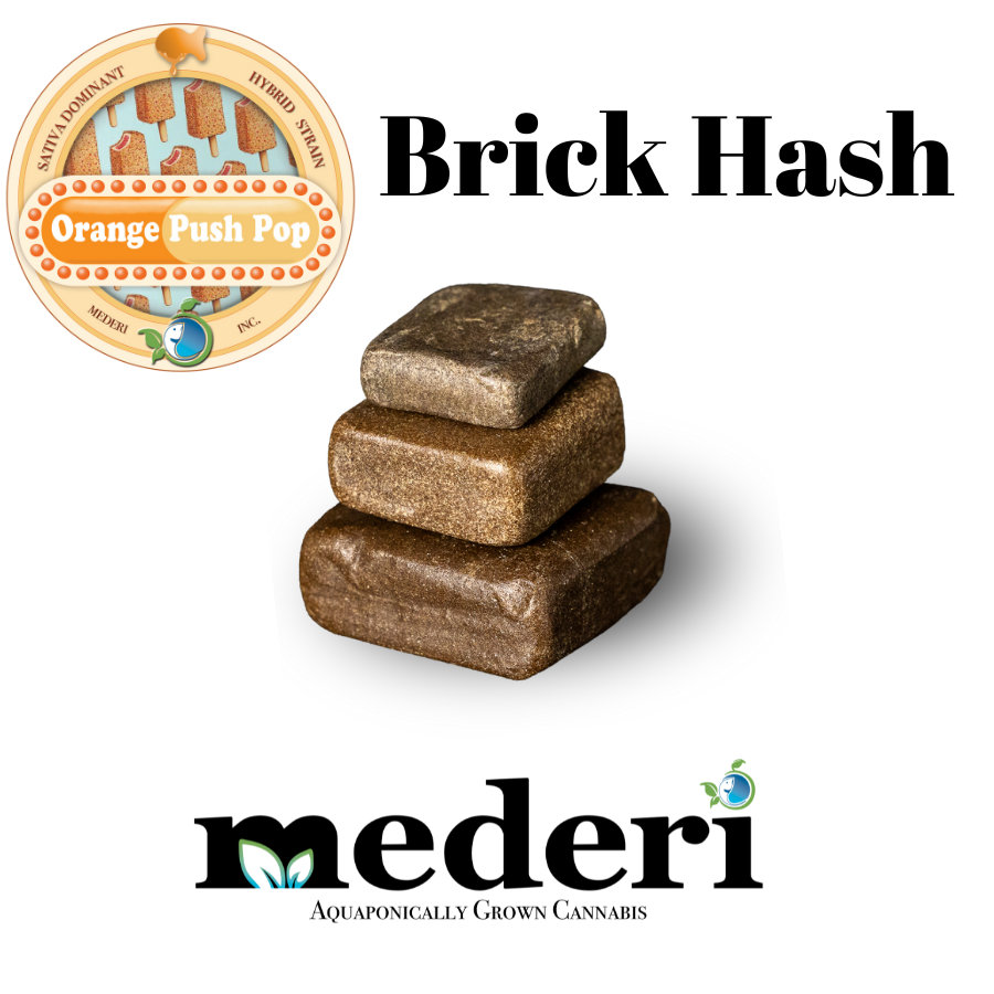 Photograph of product: Brick au chocolat | Orange Push Pop