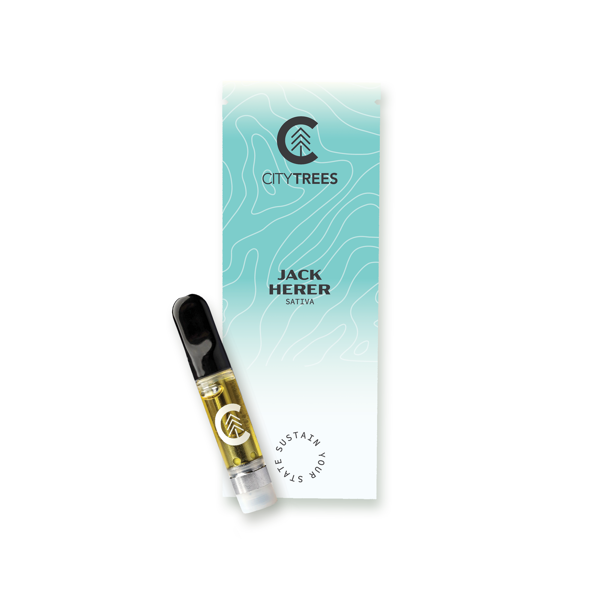 Photograph of product: City Trees Jack Herer (S) Vape Cartridge 0.85g