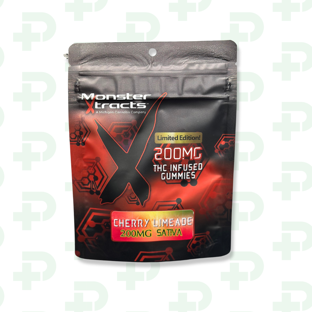 Photograph of product: Monster 200mg Gummy - Oui'd - CHERRY LIMEADE