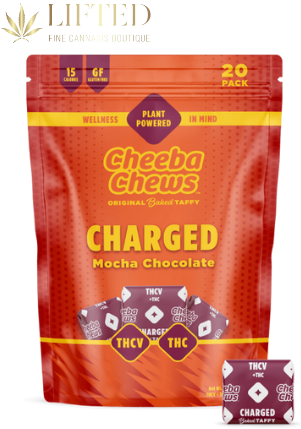 Photograph of product: CHEEBA CHEWS CHARGED-MOCHA CHOCOLATE