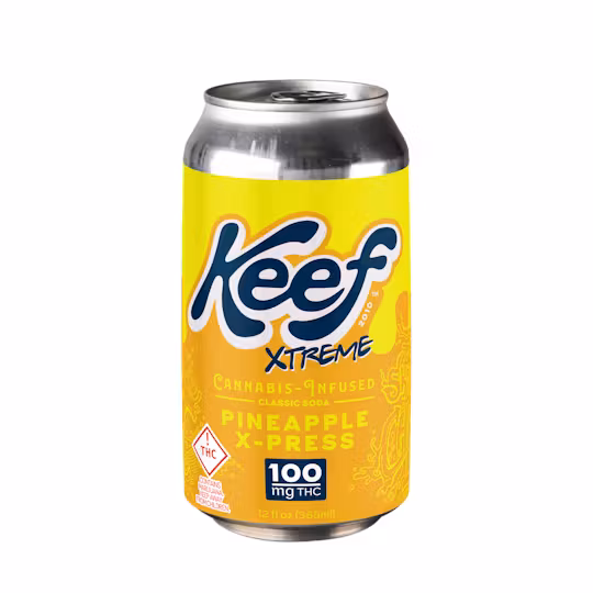 Photograph of product: Classic Soda Pineapple X-Press - 100mg