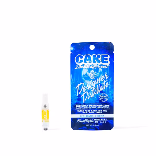 Photograph of Product: Cake | Kiwi Skunk - 1g - Indica- Cartridge