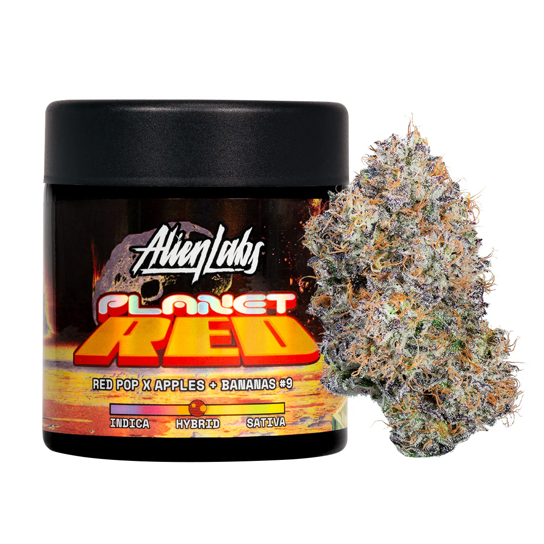 Photograph of product: Planet Red Flower - 3.5g