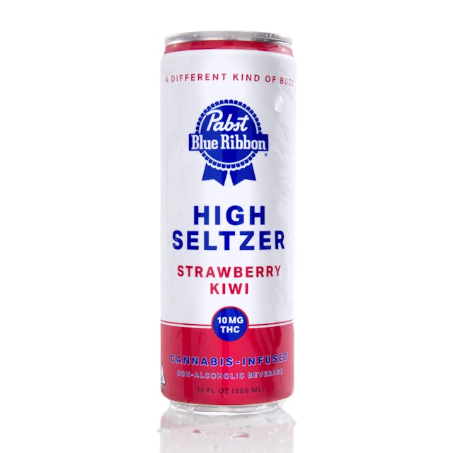 Photograph of product: PBR - Strawberry Kiwi High Seltzer Single - 10mg - 