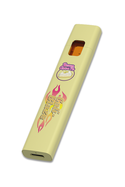 Photograph of product: Cali Blaze - Banana Cream Pie - Live Resin Disposable AIO