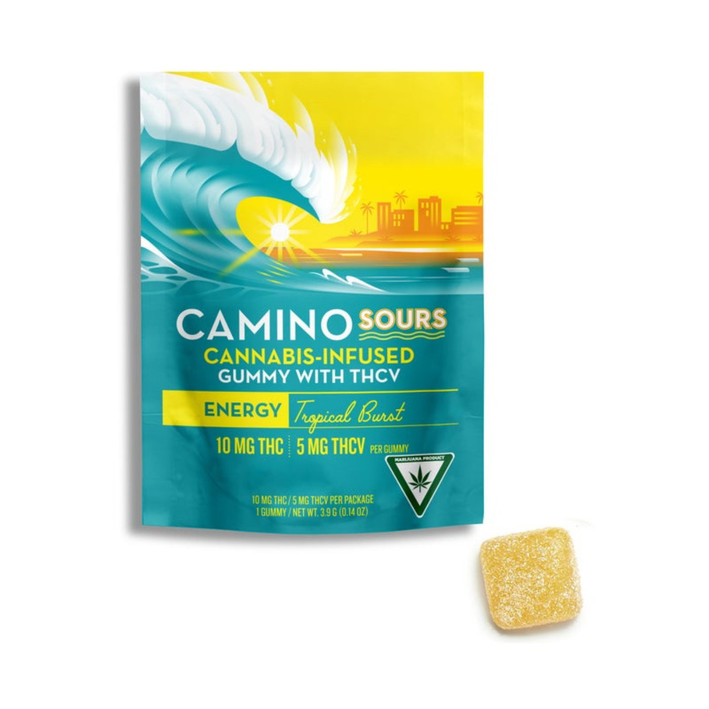 Photograph of product: Camino Sours - Tropical Burst 200mg TH-oui 100mg TH-ouiV