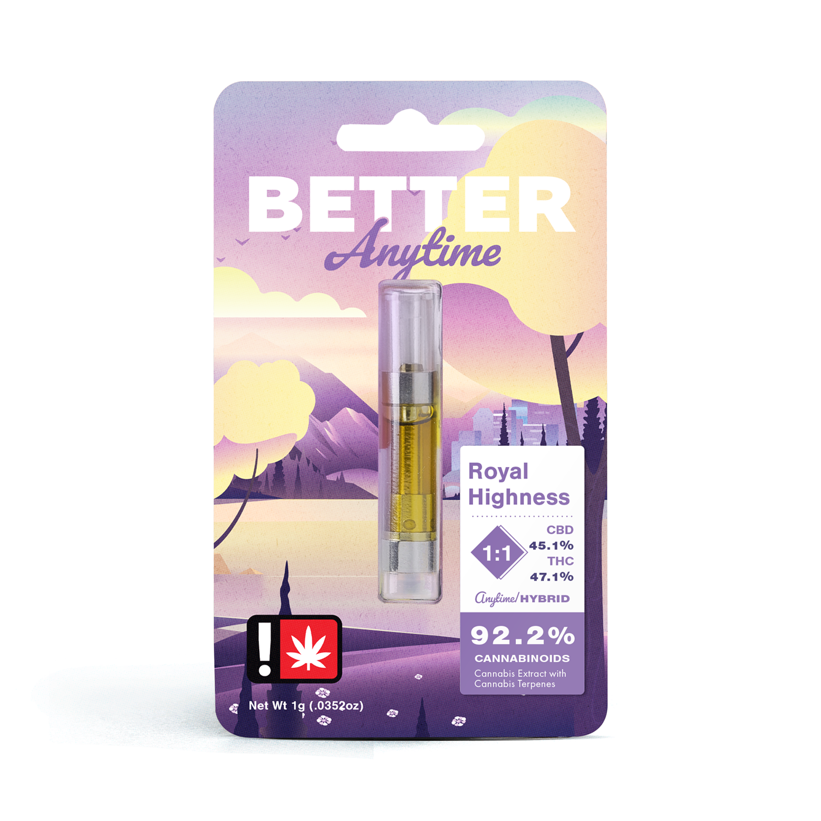 Photograph of product: 1:1 Better Anytime Cartridge | 1g