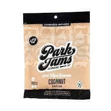 Photograph of product: Park Jams  Coconut  100mg TH-oui  $12*Tax Included