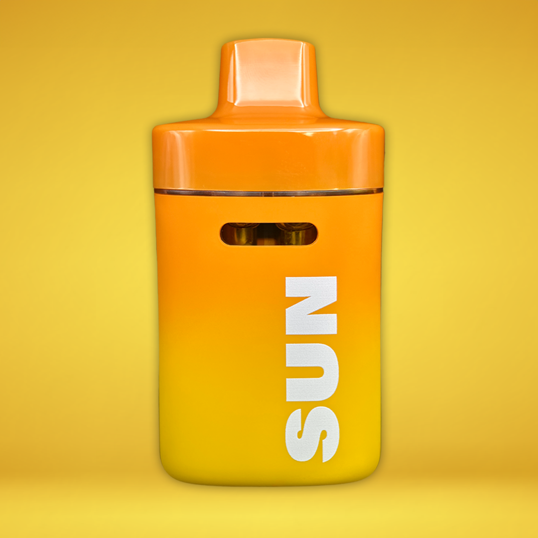 Photograph of product: Sun | All-in-One Vape | Blueberry Zanana Pie | 1.5g