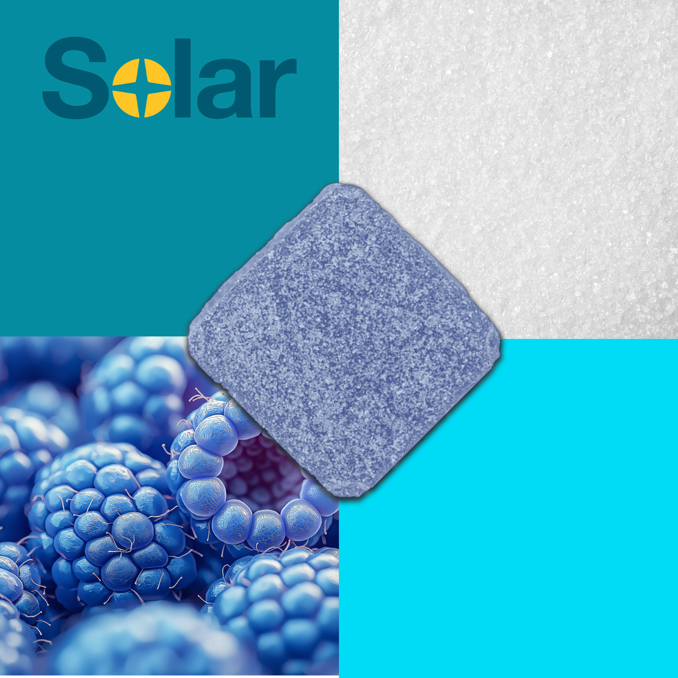 Photograph of product: Sour Blue Raspberry | Solar Nano Gummies | 20pk
