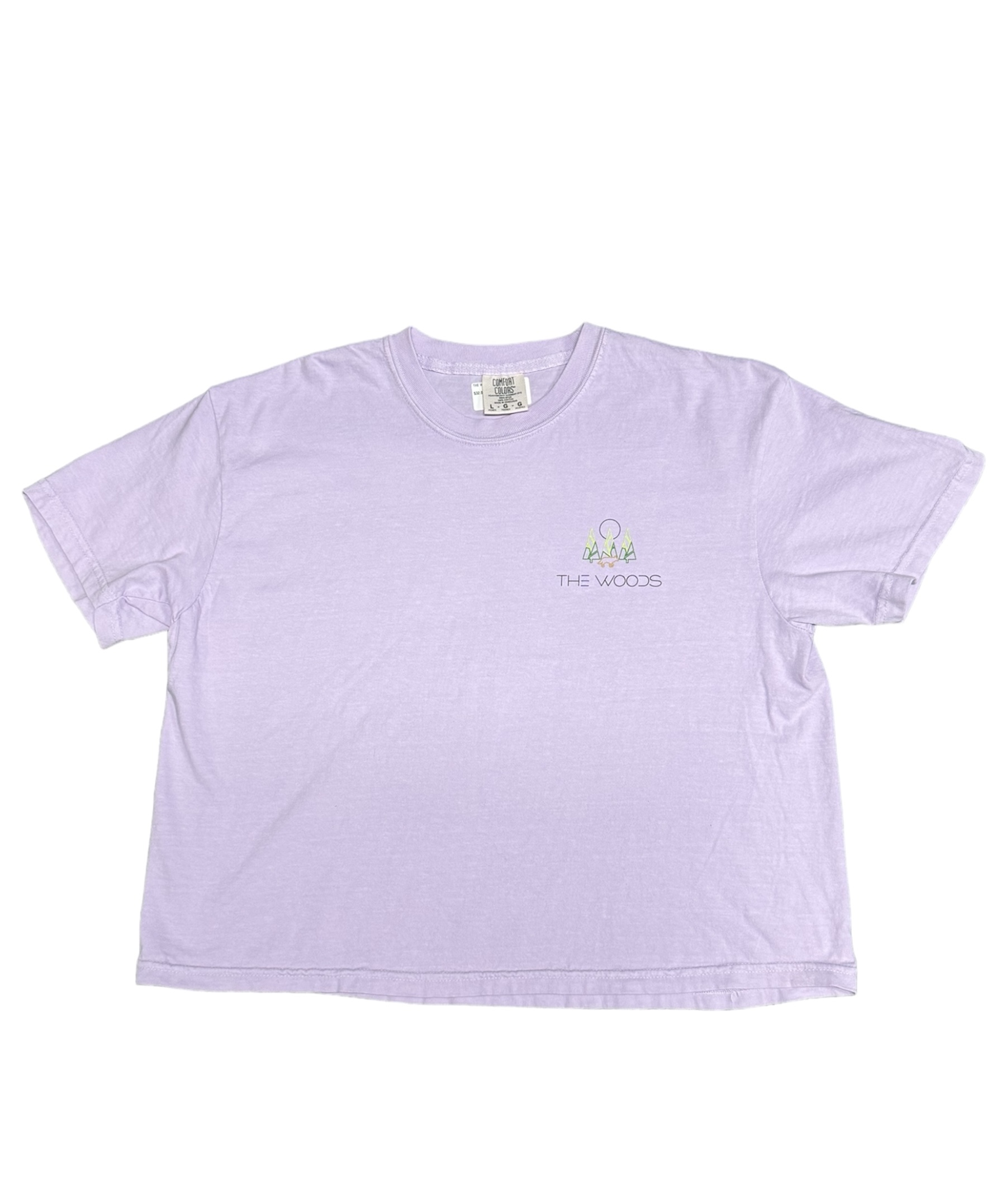 Photograph of product: Purple Crop Top W/Logo (XL-2XL)
