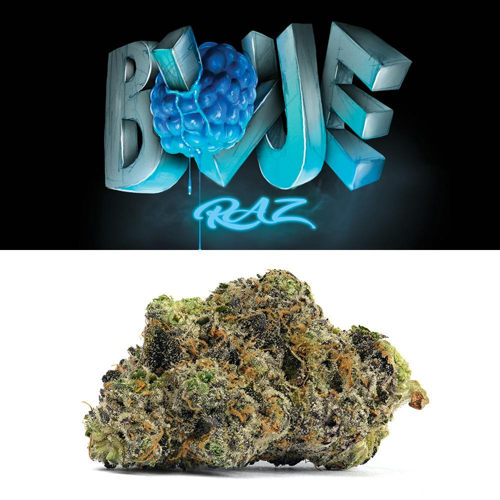 Photograph of product: Cookies - Blue Raz Pre-Packaged 3.5g | 6/$100