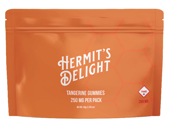 Photograph of product: Tangerine - Hermit's Delight - 250mg Gummies