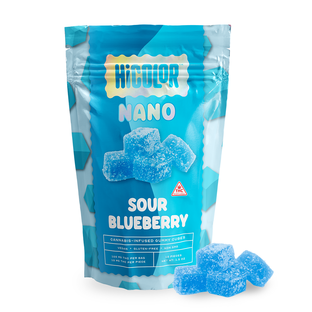 Photograph of product: Sour Blueberry Nano - ["100mg"]