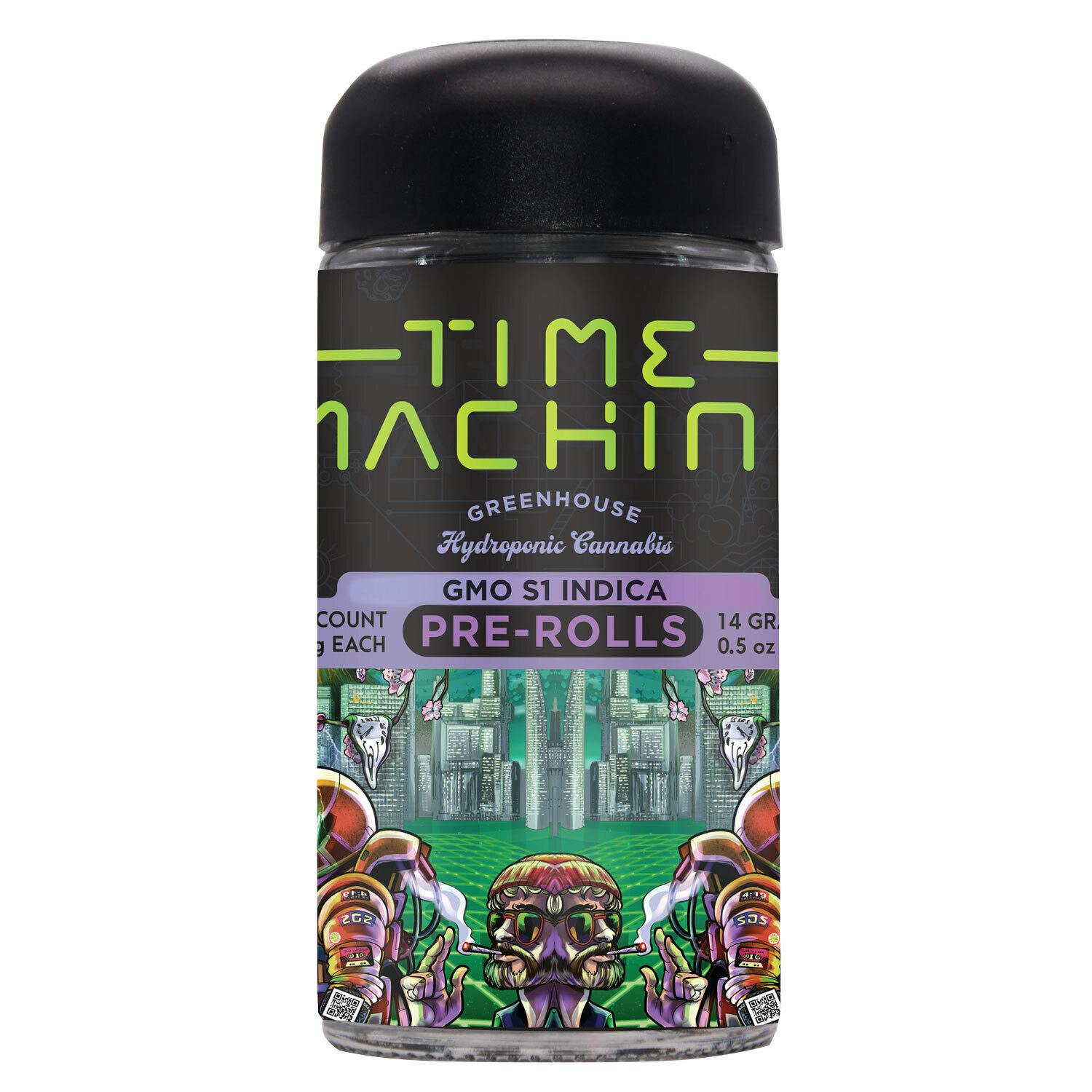 Photograph of product: Time Machine | GMO Pre-Rolls (28 Pack) | 14g