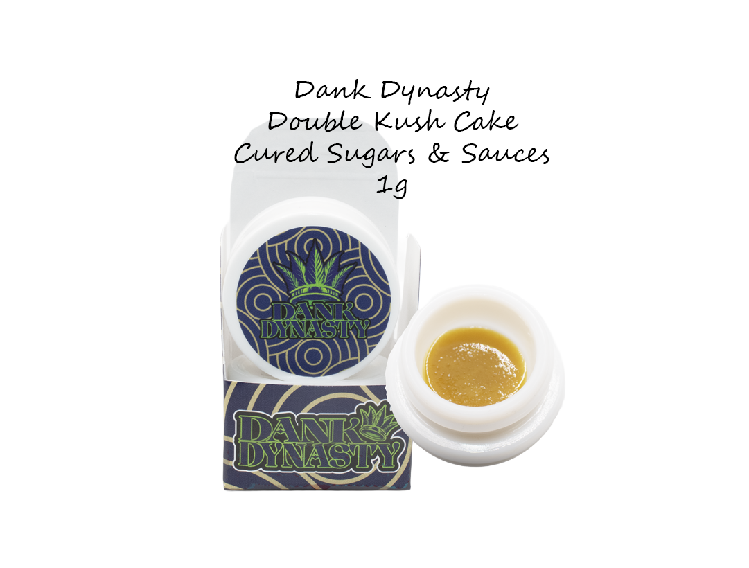 Photograph of product: Double Kush Cake | 1g Cured Sugars & Sauces