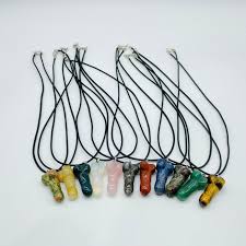 Photograph of product: lass Pipe Necklace