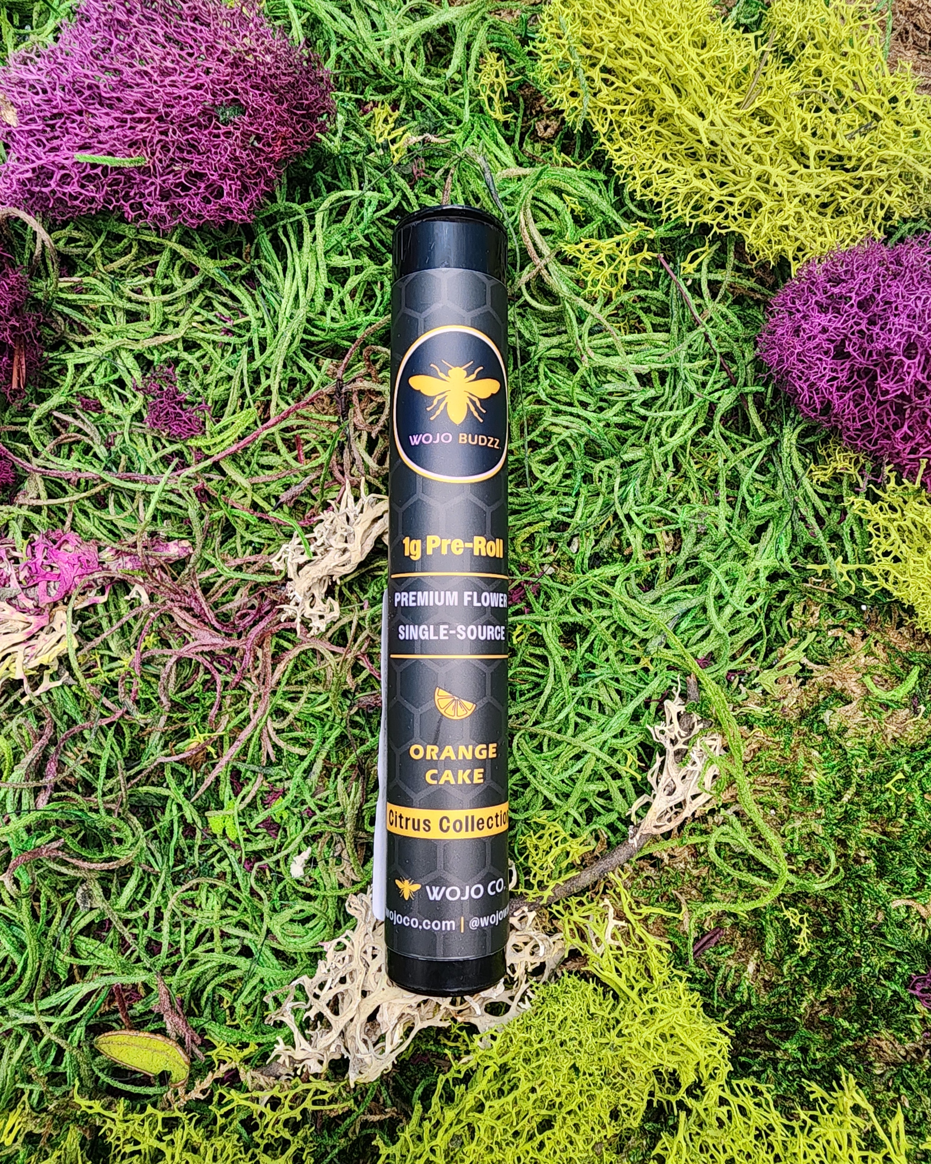 Photograph of product: 1G ORANGE CAKE PRE-ROLL