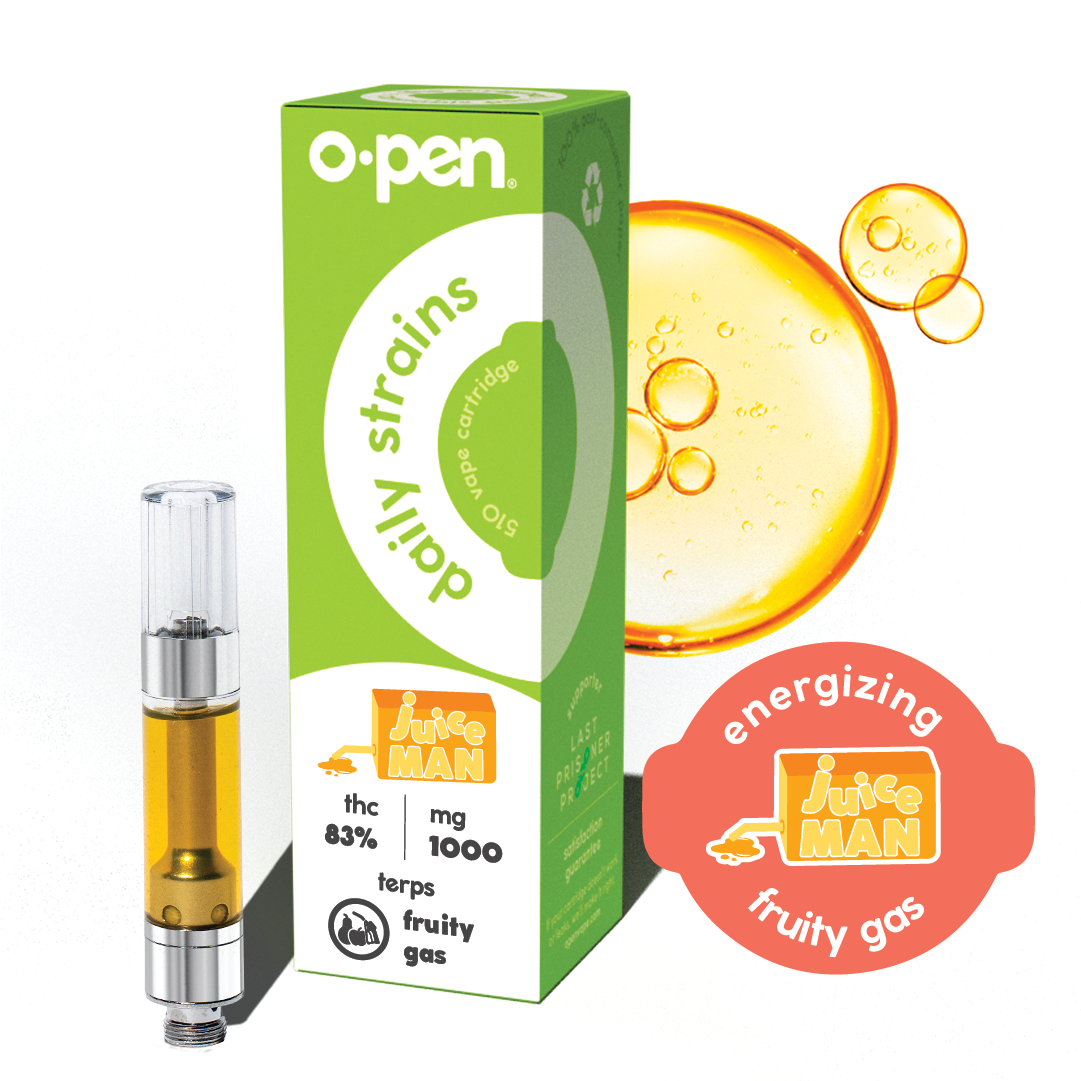 Photograph of product: O.Pen RESERVE Cartridge | 1,000mg | Juice Man