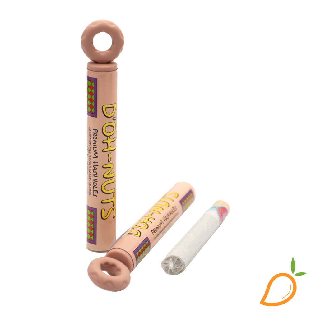 Photograph of product: 1.6g Superboof Infused Preroll D'Oh-Nuts