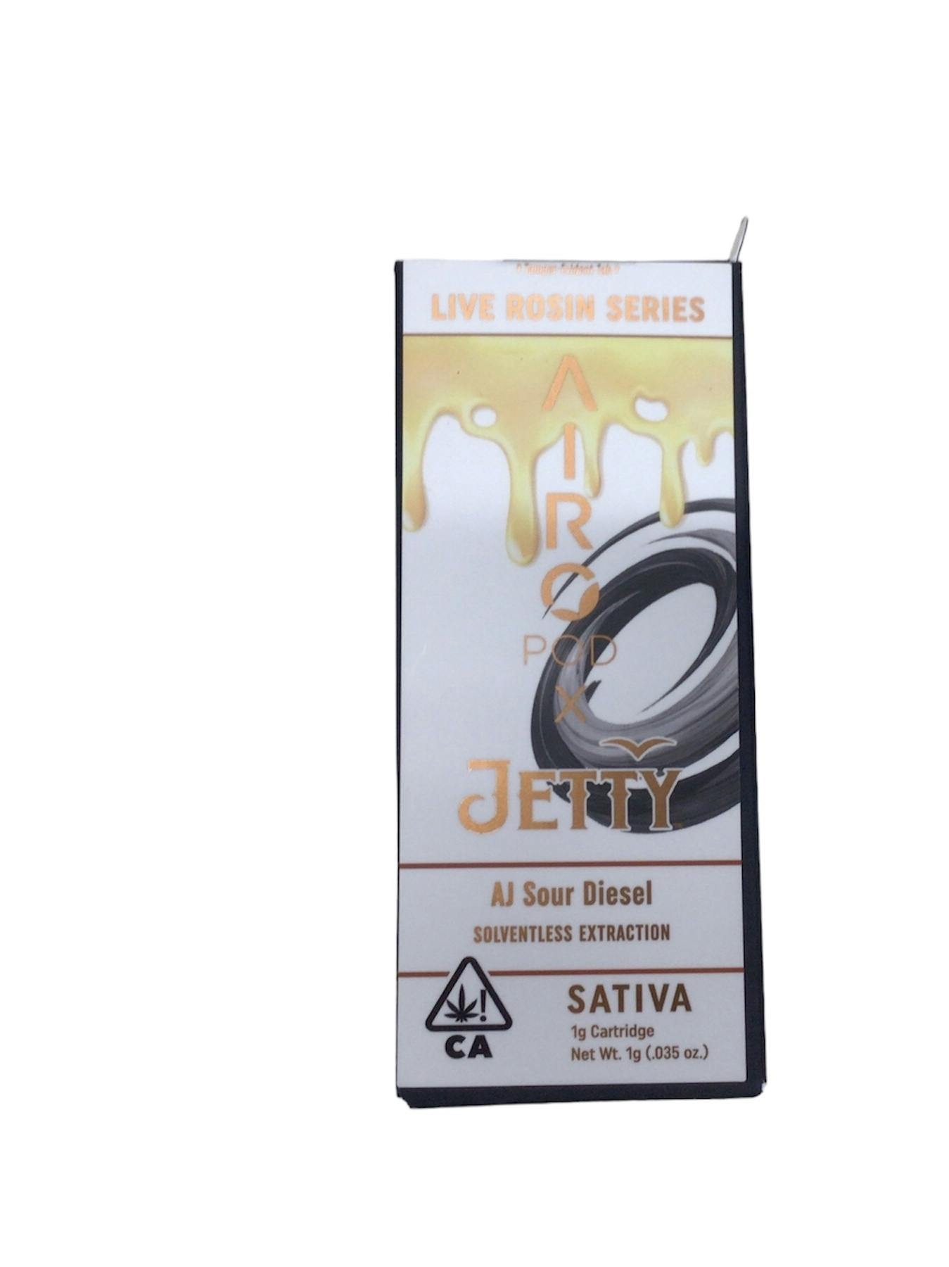 Photograph of product: Airo- AJ Sour Diesel Live Rosin Pod