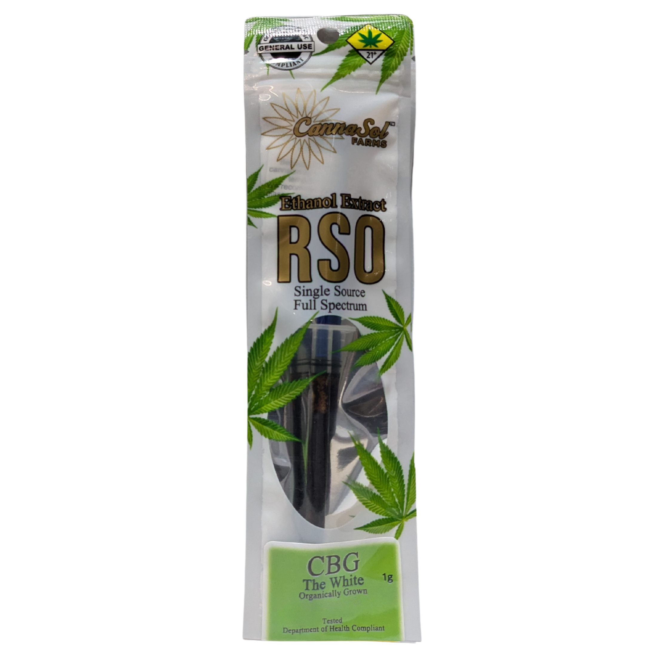 Photograph of product: The White CBG RSO | 1g
