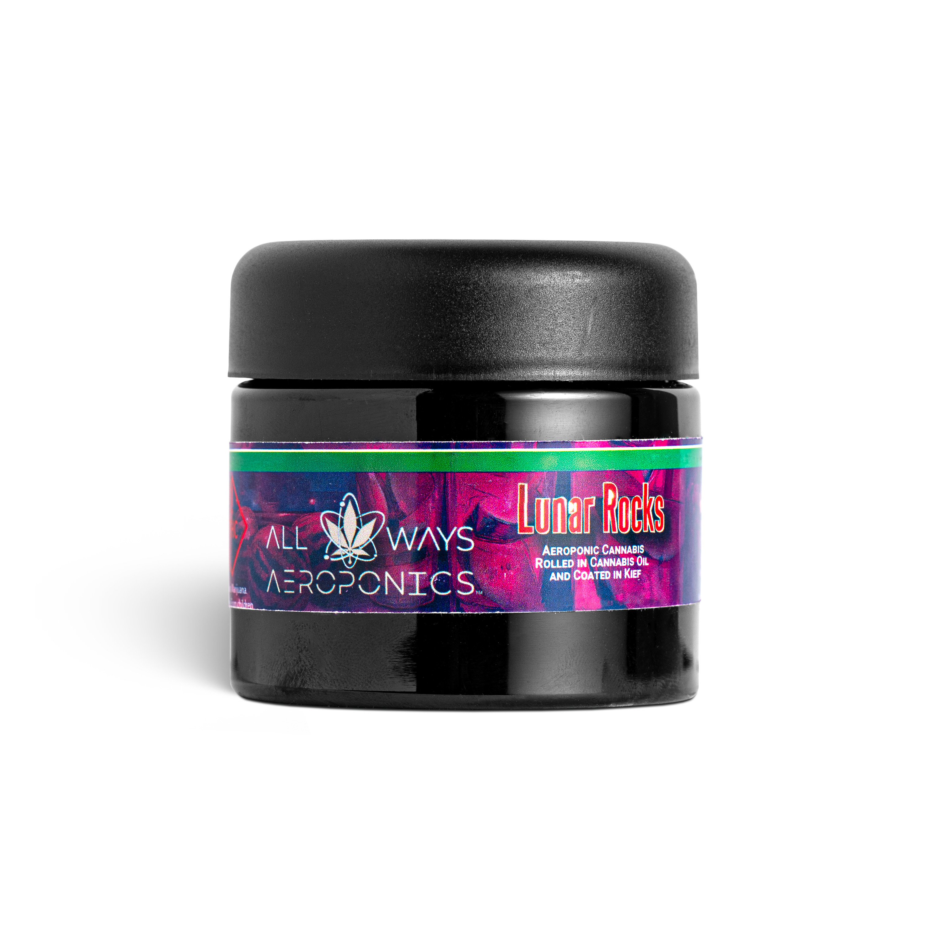 Photograph of product: Black Cherry Seltzer Lunar Lux Moon Rocks - 3.5g