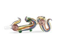 Photograph of product: Multi color Curl Pipe with Flower Marble - 