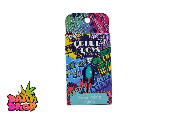 Photograph of product: Crude Boys | Animal Mints | 510 Vape Cart | 1g