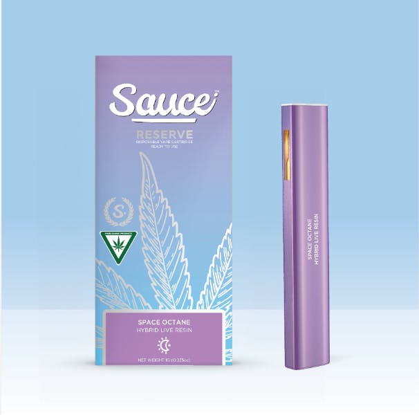 Photograph of product: SAUCE | Vape Cartridge | Disposable | Live Resin | Space Octane