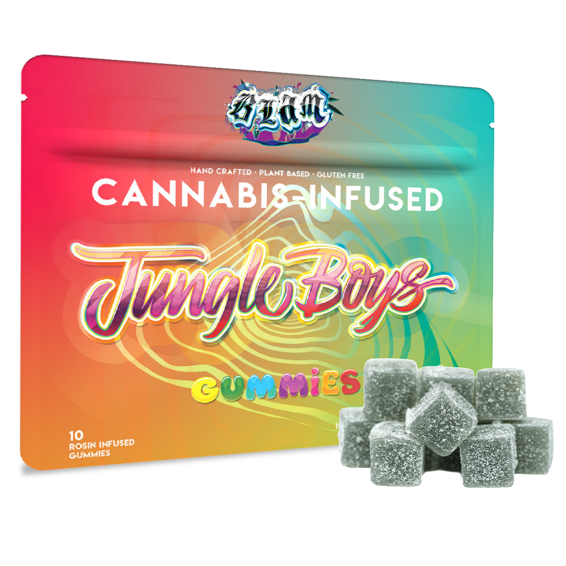 Photograph of product: Jungle Boys | Blam (Blueberry) - 100mg Rosin Gummies