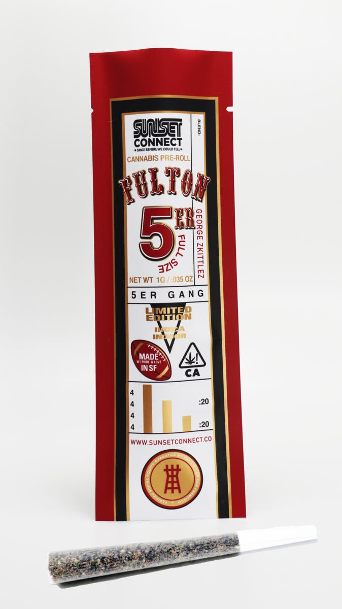 Photograph of product: GEORGE ZKITTLEZ PREROLL | 1G | Oui'd