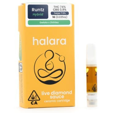 Photograph of product: Halara - Live Diamond Sauce - Runtz (1000mg)
