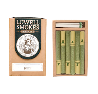 Photograph of product: Lowell Smokes - Subway Sesh Joints - Premium Pre-Rolls - 6pk