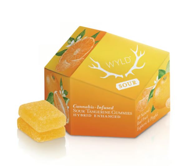 Photograph of product: Sour Tangerine Gummies | 100mg