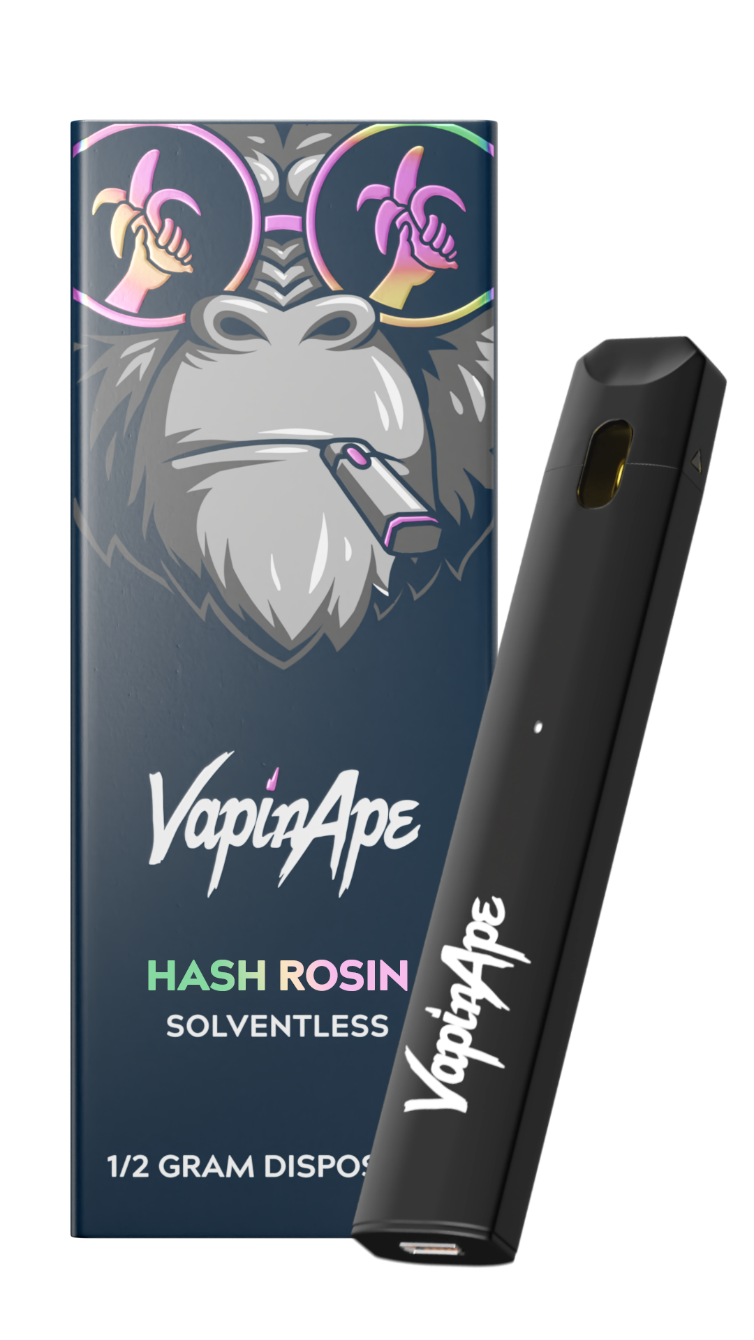 Photograph of product: Vapin' Ape | au chocolat Rosin Disposable | Devil Driver | 0.5g
