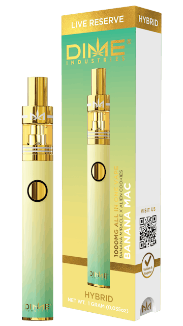 Photograph of product: Banana MAC (H) 1g - Live Reserve All-in-One DNRO - Retail