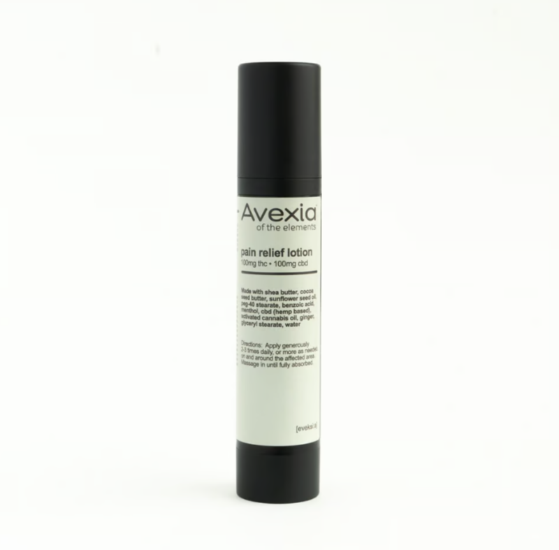 Photograph of product: Avexia TH-oui:CBD Pain Relief Lotion 100mg
