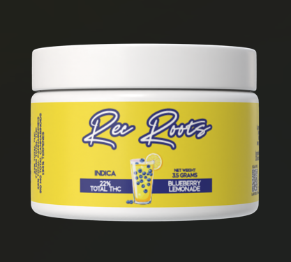 Photograph of Product: Blueberry Lemonade Indica | Rec Roots - 3.5g