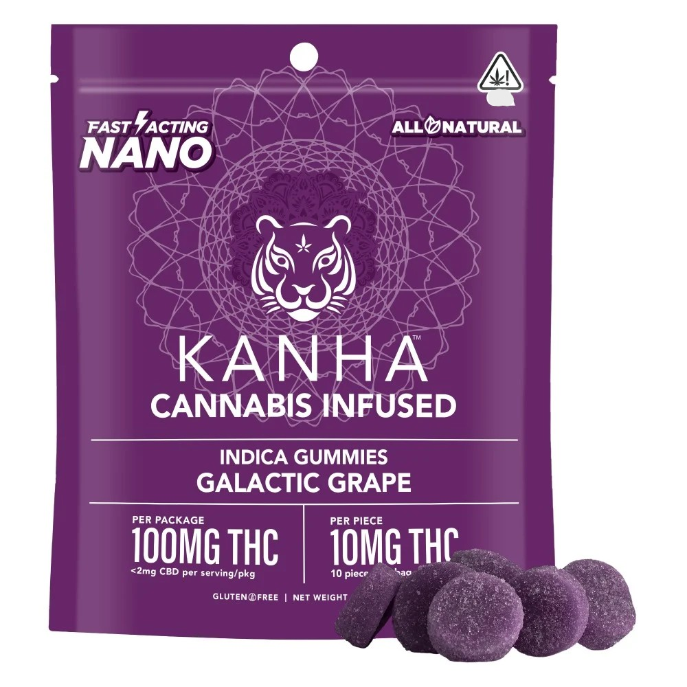 Photograph of product: Nano Gummies | Galactic Grape | 100mg